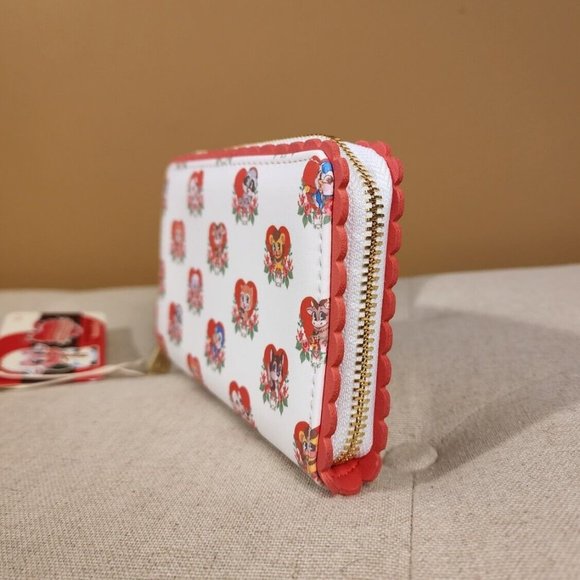 Loungefly Funko Villainous Valentines Zip Around Wallet - Picture 5 of 12